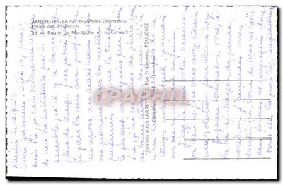 एक चोटी पर क्रूसिफिक्स — मॉंटबोलो के रास्ते का दृश्य — प्रकाशक लारे — पीछे