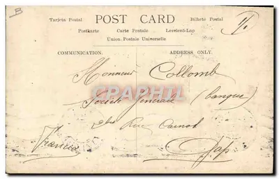 Marcha dos marinheiros em México — 16 de abril de 1910 — editor desconhecido — Verso