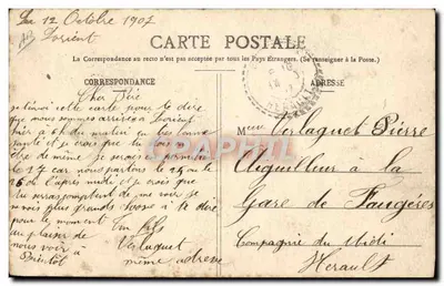A Corvée dos Alimentos — Port-Louis — Marine Millian, n°588 — Verso