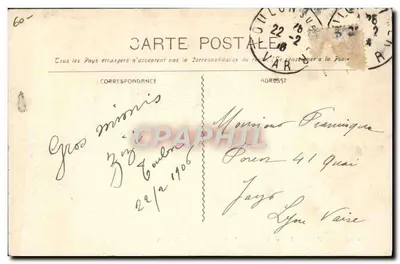 Desmontagem de uma peça de grande calibre — a bordo de um encouraçado — Édit. G. Gély & Cie — Verso