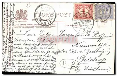 O 'Cornishman' perto de Bath — G.W.R. — editor 'Oilette' — Verso