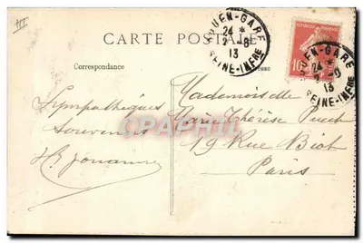 Rouen (S.-Inf.) — Il Molo di Parigi — Editore EID, n° 650 — Verso
