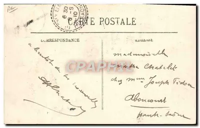 Est-omloop 1910 — Lindpaintner op Biplan R. Sommer — LL. — N° 127 — Achterkant