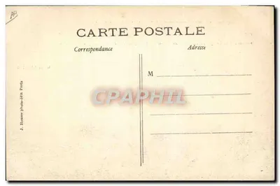 M. TISSANDIER, aluno de Wilbur Wright — pilotando um Aéroplane sistema Wright — foto-edição J. Hauser, Paris — Verso