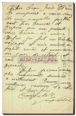 Aviation am Mailly-Lager — Flugzeug auf Erkundungsflug — A. Nieps, Verlag — Rückseite