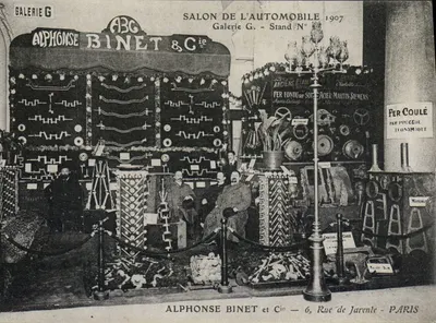 1907 Otomobil Fuarı — Alphonse Binet & Cie — Galeri G, Stand N°