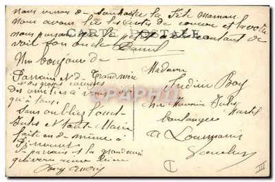 Um Olá — crianças em um automóvel — Luna, n° 615-OP — Verso