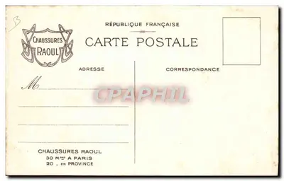 Giappone — La Sera su una Terrazza — Edizione Riservata — Chaussures Raoul — Verso