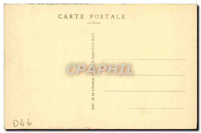 Le Vieux Quercy — Cour do Castelo de Montal perto de Saint-Céré (Lot), em 1835 — Édit. da Livraria de Saint-Céré — Verso
