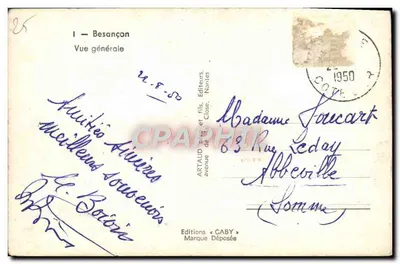 Besançon — Widok ogólny — Éditions GABY — Rewers