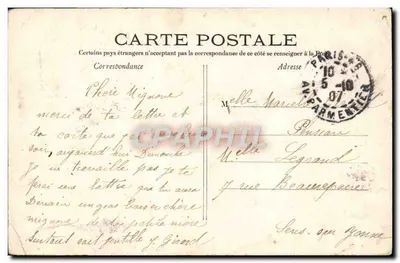 París – Plaza d'Anvers — estatua sobre columna con águila — editor desconocido, n°34 — Reverso