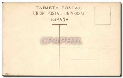 Las Palmas: Ayuntamiento — Wydawca nieznany, nr serii 2555 — Rewers