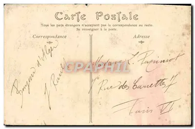 ALGER — A Medersa — Editor desconhecido, n° 119 — Verso
