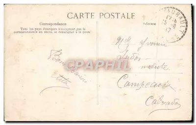 Cripta dos Gros Piliers — Mont-Saint-Michel — Editor ELD, n° 1204 — Verso