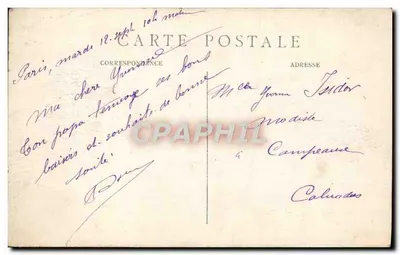 Paryż — Katedra Notre-Dame widziana z kościoła św. Gervasia — M. I. n° 526 — Rewers