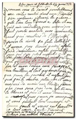 Pałac w Compiègne — Pokój sypialny Marie-Antoinette — ND. Fot. — Rewers