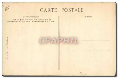 Catástrofe do "Liberté" — As escombros — Editor E. Le Boley, Paris — Verso