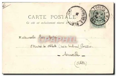 Explosão de uma torpilha de 10 quilos de fulmi-coton — A. Bougault, n° 616 — Verso