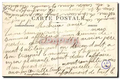 Catástrofe do «Liberté» — Remoção das Passarelas — Edit. Exper & Chiarelli - Toulon — Verso