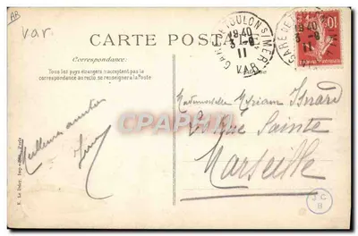 Catastrofe del "Liberté" — Le relitti — Editore ELD, n° di serie (E-L-D) — Verso