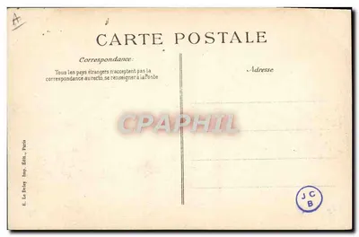 Catastrofe del "Liberté" — Le rovine — Ed. R. Le Doley, Parigi — Verso