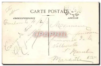Toulon - Scuola dei Meccanici della Cucina — Editore Charles Didrix, n° 122 — Verso