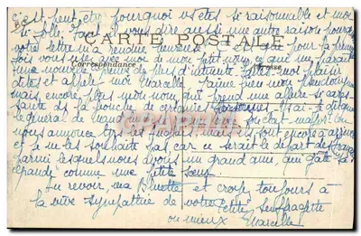 Védrine no Leste e seu aparelho "La Vache" — A Grande Guerra 1914 — Editor: Phot-Express — Verso