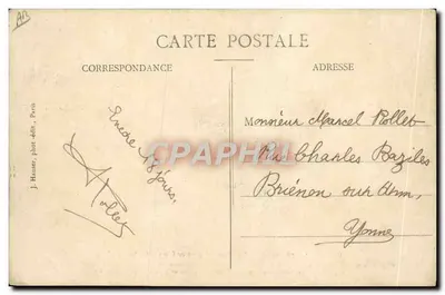 O Monoplano Antoinette, pilotado por Labouchère — J. Hauser, n°1428 — Verso