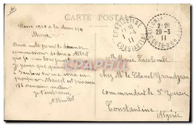 Aviazione — Ricordo della 2a Settimana di Aviazione — Weymann su Biplano H. Farman — Editore R. Lababy, 24, boulevard Capucines, Parigi — Verso