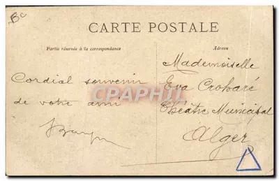 Croix-d'Hin's — O acidente mortal de Delagrange (4 de janeiro de 1910) — Phototype Sin Chaneaux Bourgeois — Verso