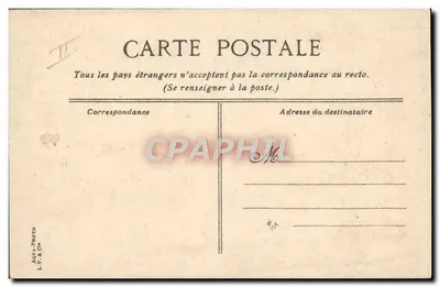Ponte do caminho de ferro em Vibraye — Circuito da Sarthe — Editor L.V. & Cie, n° 182 — Verso