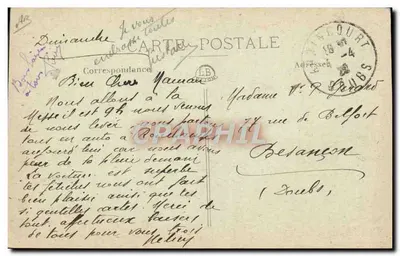 Audincourt (Doubs) — Fabryki samochodów Peugeot — Rewers