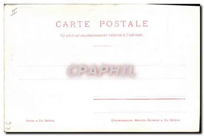 Place Neuve — Ginevra — disegno di L.J. Rednoute — Verso