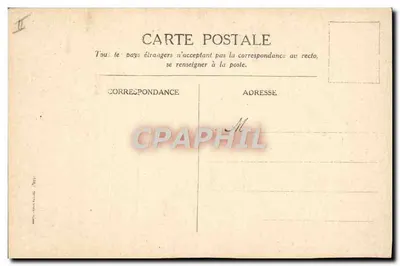 Paisaż japoński — Według akwareli M. G. Carré — Messageries Maritimes — Rewers