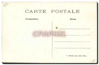 Aéreo Militar — O Balão Dirigível « PATRIE » parte para seu ataque PARIS-VERDUN — C. M. — Verso