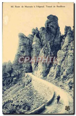 Estrada de Meyrueis para o Aigoual. Tunel de Bouillères — n° 1665