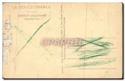 Annecy — Canal do Vasse — Les Éditions d'Annecy — Verso