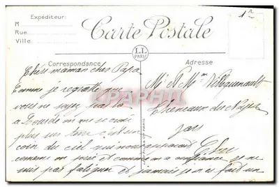 Lourdes — La Basílica y el Gave — LL. n°246 — Reverso
