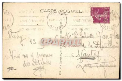 Vichy — Źródło Mesdames — F. Maïsnioual, nr 375 — Rewers
