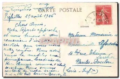 Préfailles (Loire-Int.) — La Roche Percée — Editor desconocido, n° 21 — Reverso