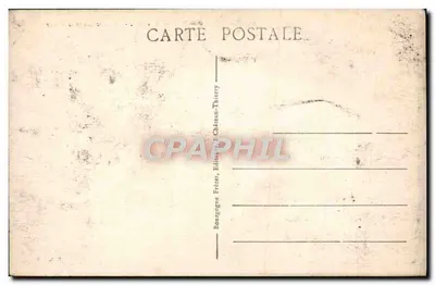 Castello di POMPONNE (S.-et-M.) — Le Cascate e lo Specchio — Editore J. P. — Verso
