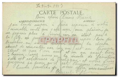 Verdun — Rue des Capucines bombardowana — Vink, Paryż Nr 1434 — Rewers