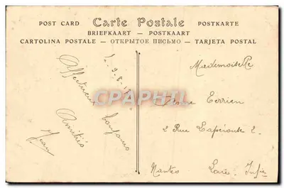 Les Halles d'Ypres — Beffroi po ostatnim bombardowaniu — Wydawnictwo Callewaert, Ypres — Rewers