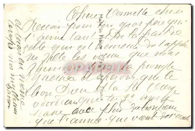 Bukiet myśliw i pasków - Foyeux Anniversaire - ABC 1882 — Rewers