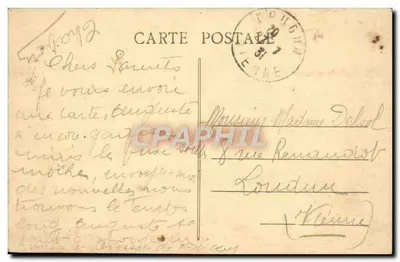 Les Andelys (Eure) — Castelo de Gaillard — Foto Ed. Laverge, Vernon — Verso