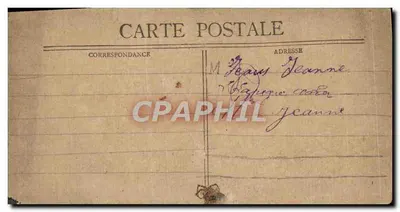 Bilhete postal antigo Versailles Palais Du Grand Trianon — Verso