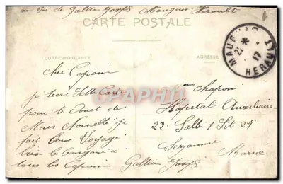 Montpellier — Pałac Sądowy i Ogrody Pavrou — Capestan, wydawca, Montpellier — Rewers
