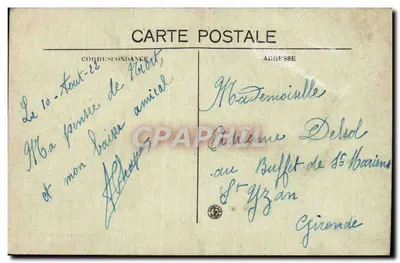 Niort — Miasto Wysokie, widok z Dolnego Sablonnier — A. Boussay, wyd. Niort — Rewers