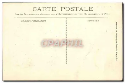 Catástrofe do "Iéna" — Vue d'ensemble après l'explosion — Atelier de Phototypie Guendé, Marseille — Verso