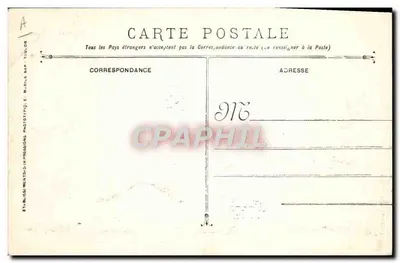 Catástrofe do encouraçado LIBERTE — 25 de Setembro de 1911 — Chantiers de la Seyne — Verso